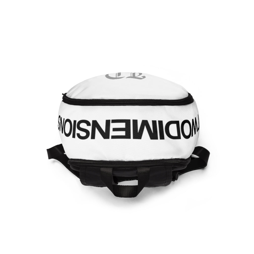 FABRIC TD BACKPACK (WHITE) – TWODIMENSIONS